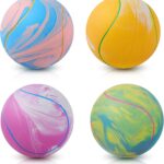 Latex Rubber Squeaky Tennis-Style Ball for Puppies and Small to Medium Dogs, Fetch Toy