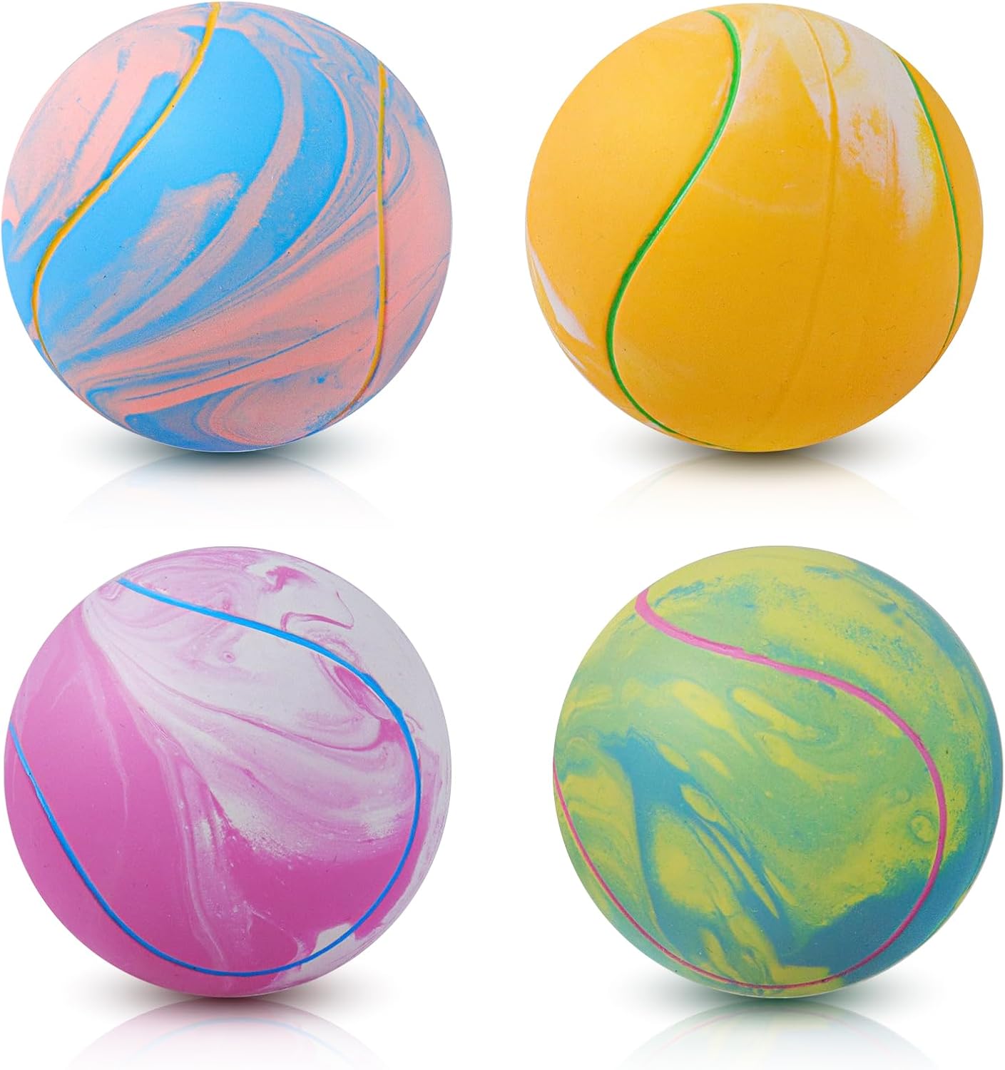 71oUMHTyLqL._AC_SL1500_.jpg Latex Rubber Squeaky Tennis-Style Ball for Puppies and Small to Medium Dogs, Fetch Toy - Image 1
