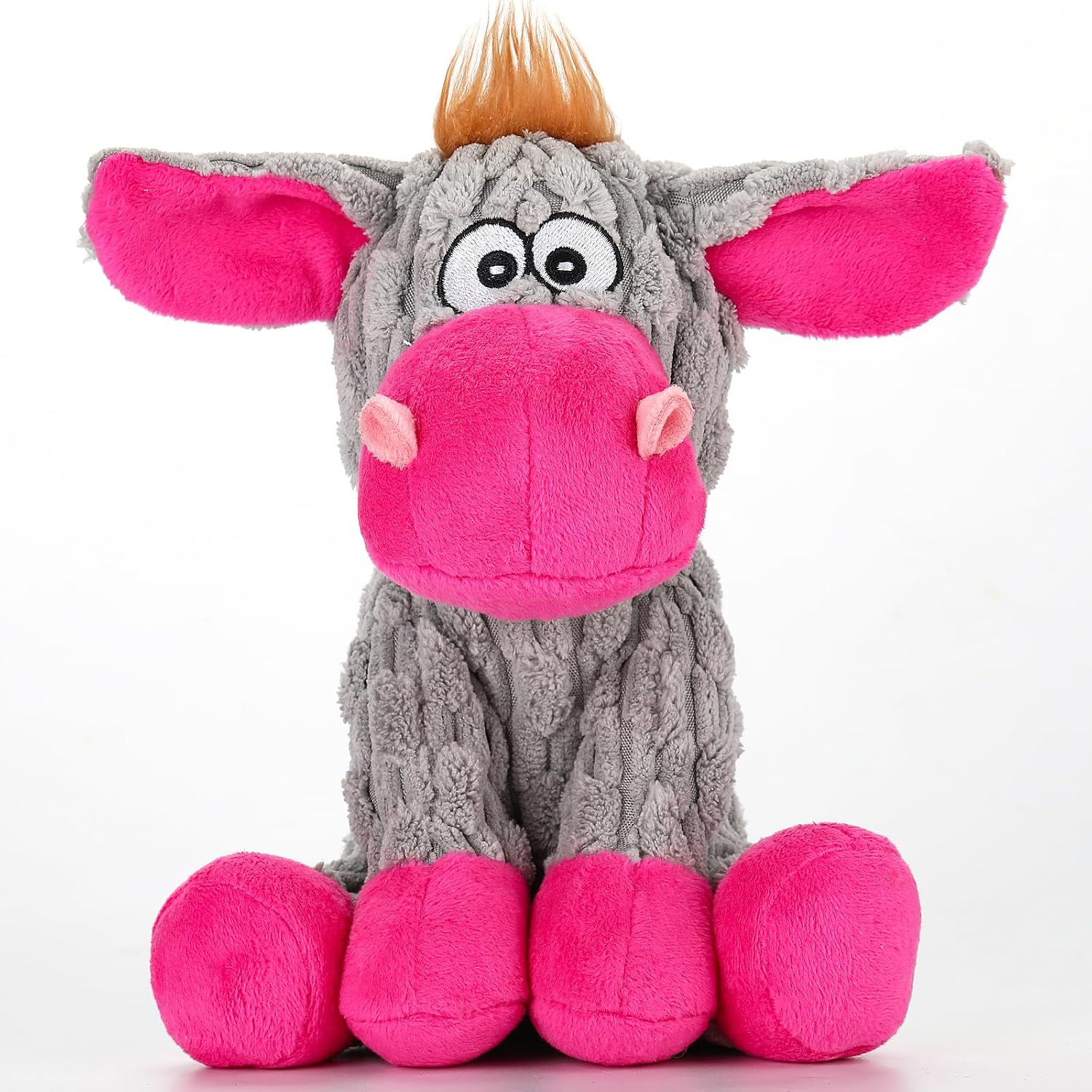 81E9m3kyoTL._AC_SL1500_.jpg Tough Crinkle & Squeaky Stuffed Animal Plush Toy for Large Dogs, Interactive Fun for All Sizes - Image 1
